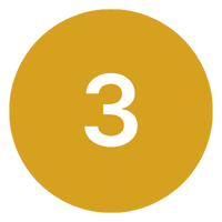 Number 3 in gold circle