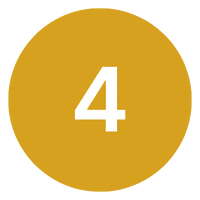 Number 4 in gold circle